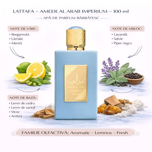 Lattafa Ameer al Arab Imperium, apă de parfum, 100 ml