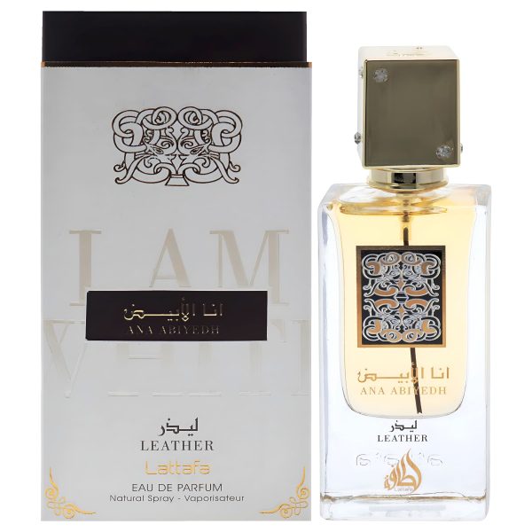 Lattafa Ana Abiyedh Leather, apă de parfum, 60 ml