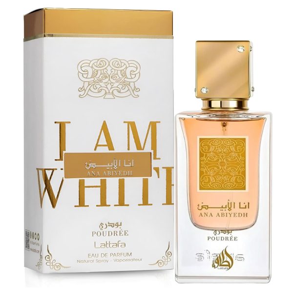 Lattafa Ana Abiyedh Poudree, apă de parfum, 60 ml
