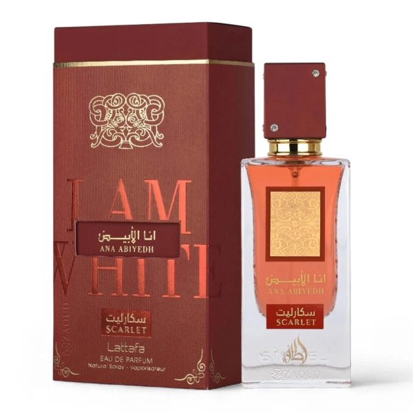 Lattafa Ana Abiyedh Scarlet, apă de parfum, 60 ml