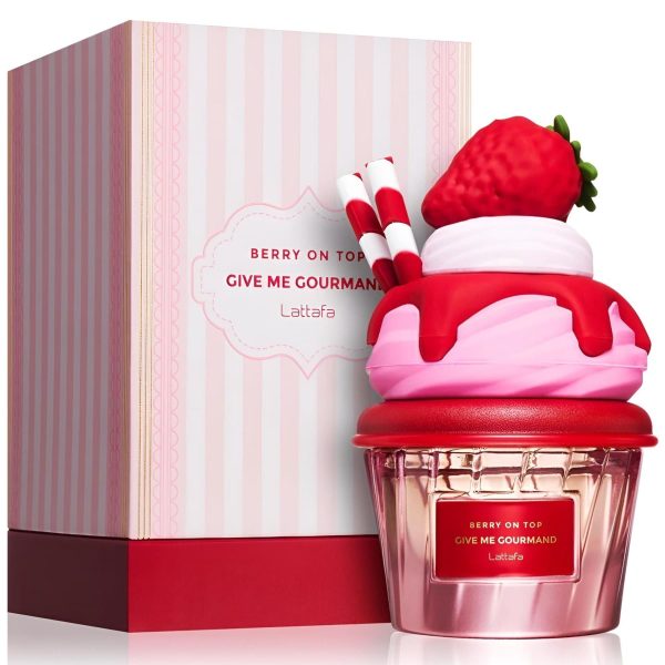Lattafa Berry On Top Give Me Gourmand, apă de parfum, 75 ml