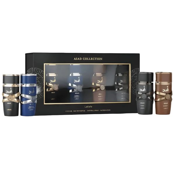 Lattafa Asad, set, 4 x 25 ml