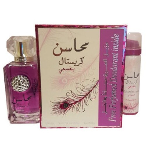Lattafa Set Mahasin Crystal Violet, set, 100 ml